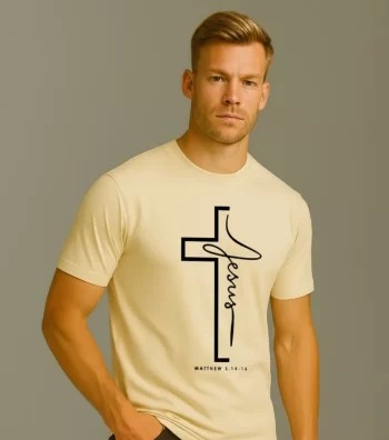 Cream Core
Bio-Washed 
Cotton T-Shirt